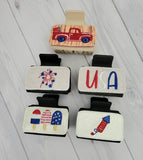 $5 Friday Patriotic Claw Clip Bundle 55
