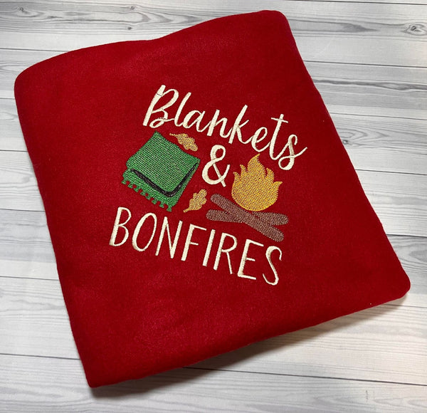 Blankets and Bonfires Sketch 3 Sizes AZ Blanks and Designs