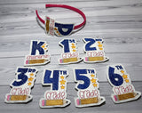 $5 Friday Class Year Headband Slider 714