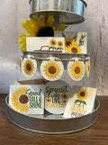 $5 Friday Sunflower Tiered Tray Bundle 811