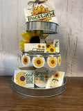 $5 Friday Sunflower Tiered Tray Bundle 811