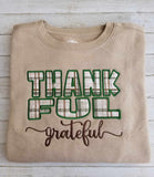 Thankful Grateful Applique 4 Sizes