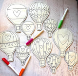 $5 Friday Hot Air Balloon Coloring Doll Bundle 1229