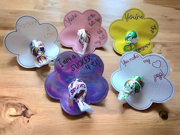 $5 Friday Lollipop Valentines Bundle 15 – A-Z Blanks and Designs