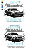 Keep Muscles In Garage Visor Clip