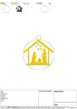 $5 Friday EXCLUSIVE Nativity Tea Light Ornament Bundle 1013