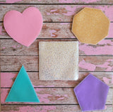 Shapes Learning Tool Set with Zip Bag