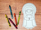 $5 Friday Nativity Coloring Doll Bundle