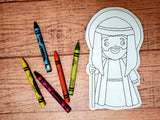 $5 Friday Nativity Coloring Doll Bundle