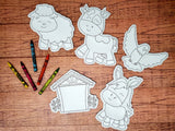 $5 Friday Nativity Coloring Doll Bundle