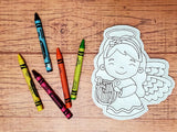 $5 Friday Nativity Coloring Doll Bundle