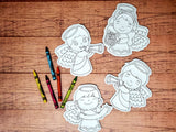 $5 Friday Nativity Coloring Doll Bundle