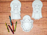 $5 Friday Nativity Coloring Doll Bundle