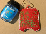 Merry Christmas Sanitizer Holder
