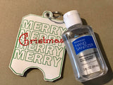 Merry Christmas Sanitizer Holder