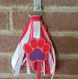 Bruins Paw Print Bag Tag