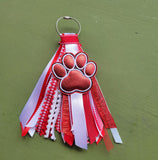 Paw Print Blank Bag Tag