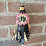Circle Blank Monogram Bag Tag