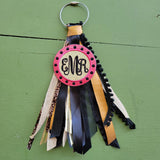 Circle Blank Monogram Bag Tag