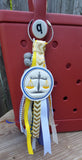 Scales of Justice Bag Tag