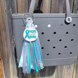 Hope Faith Courage Bag Tag