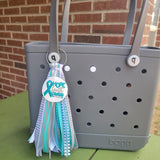 Hope Faith Courage Bag Tag