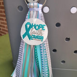 Hope Faith Courage Bag Tag
