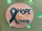 Hope Faith Courage Bling Bit