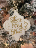 The First Noel Ornament Gold