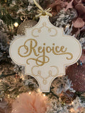 Rejoice Ornament Gold