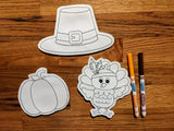 $5 Friday Bundle - Thanksgiving Coloring Dolls