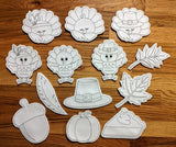 $5 Friday Bundle - Thanksgiving Coloring Dolls