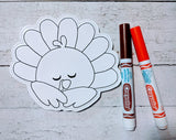 $5 Friday Bundle - Thanksgiving Coloring Dolls