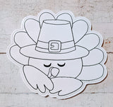 $5 Friday Bundle - Thanksgiving Coloring Dolls