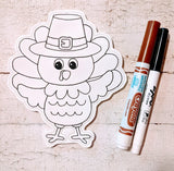 $5 Friday Bundle - Thanksgiving Coloring Dolls