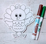 $5 Friday Bundle - Thanksgiving Coloring Dolls