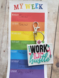 Work That Hustle Key Fob