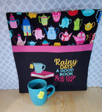 Rainy Days Reading Pillow Design