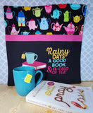 Rainy Days Reading Pillow Design