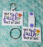 Walk By Faith Key Fob