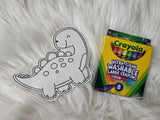$5 Friday Dino Coloring Doll Bundle