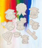$5 Friday Gnome Graduation Coloring Dolls 429