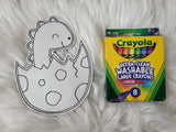 $5 Friday Dino Coloring Doll Bundle