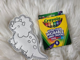 $5 Friday Dino Coloring Doll Bundle