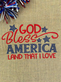 God Bless America - 6 sizes