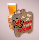 Beeing a Great Teacher Sanitizer Holder
