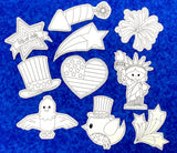 $5 Friday 4th of July Coloring Doll Bundle 6/10