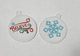 Believe Ornament Set