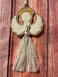 $5 Friday Macrame Angel Ornament 1021