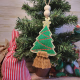 $5 Friday Christmas Macrame Ornament Bundle 1028